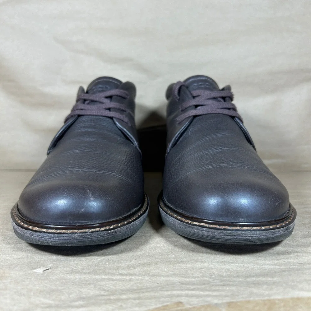 ECCO GORE-TEX Waterproof Chukka Boots Mens Size 9(42)-Brown Leather Ankle Boots